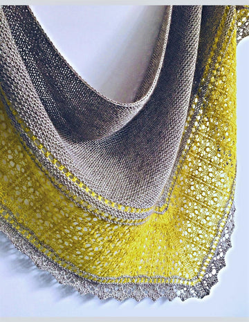 Mimosa Frost Shawl