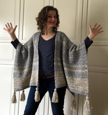 Crochet Ruana Pattern: Easy-Breezy Crochet Ruana