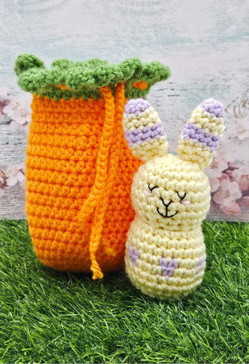 Bunny in Carrot Bag