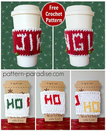 Holiday Graphic Cup Cozy