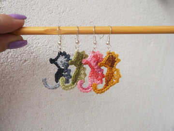 Seahorse earrings