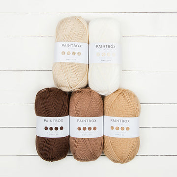 Paintbox Yarns Bella Coco Ombre Pack - Paintbox Yarns Simply DK 5 Ball Colour Pack