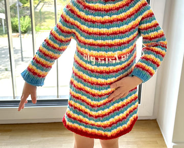 Colourful big sister dress