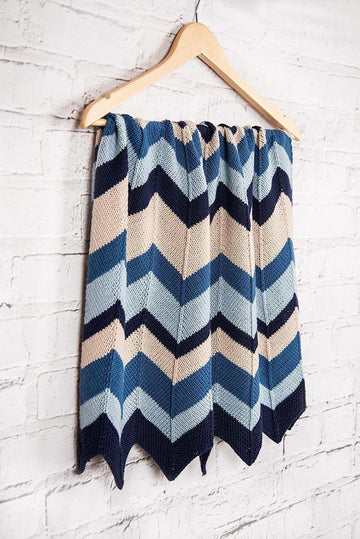 August Baby Blanket by Brixton Purl - MillaMia Naturally Soft Merino 8 Ball Colour Pack