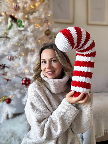 Candy Cane Pillow
