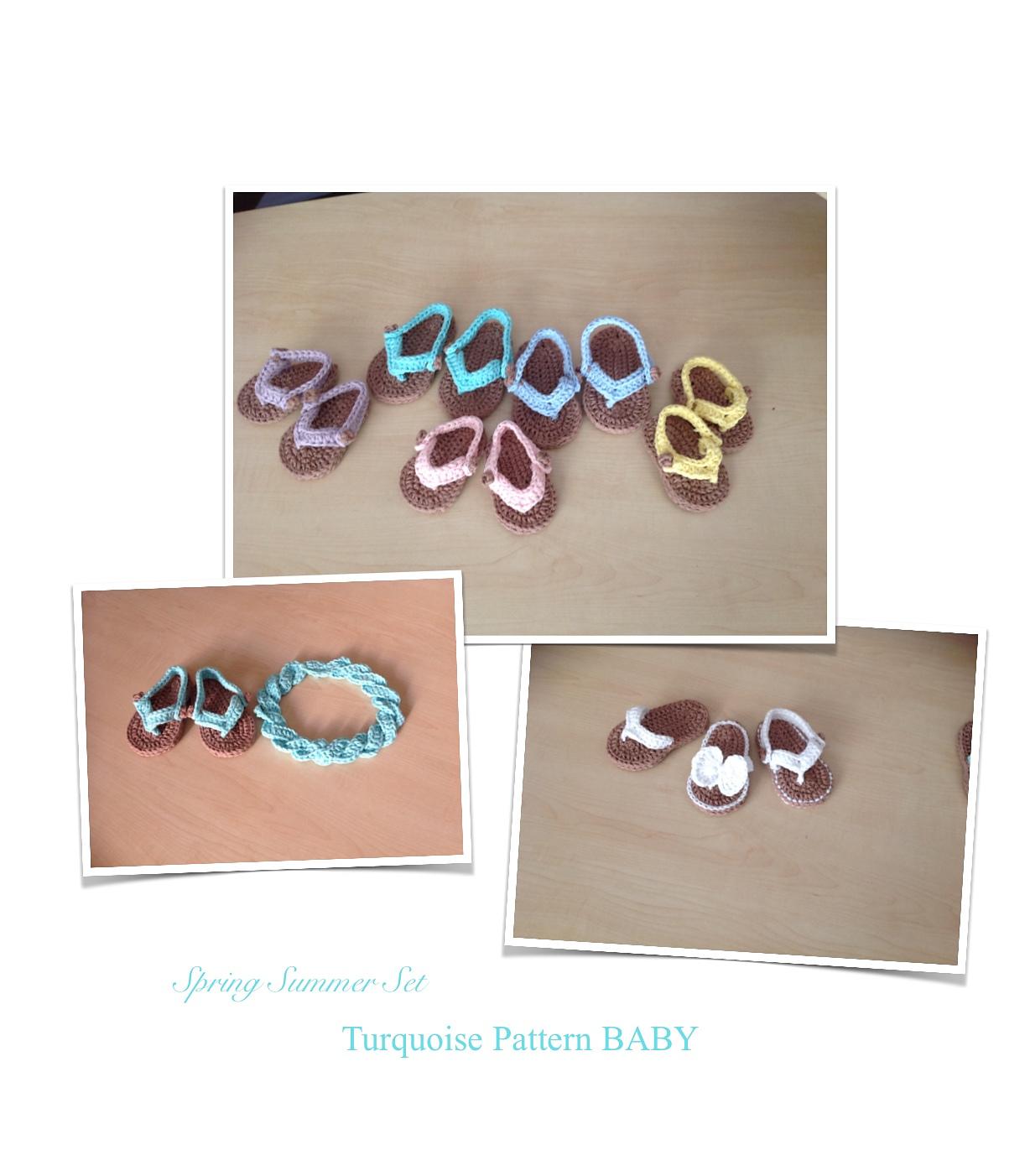 Baby Sandals & Headband Set N 201