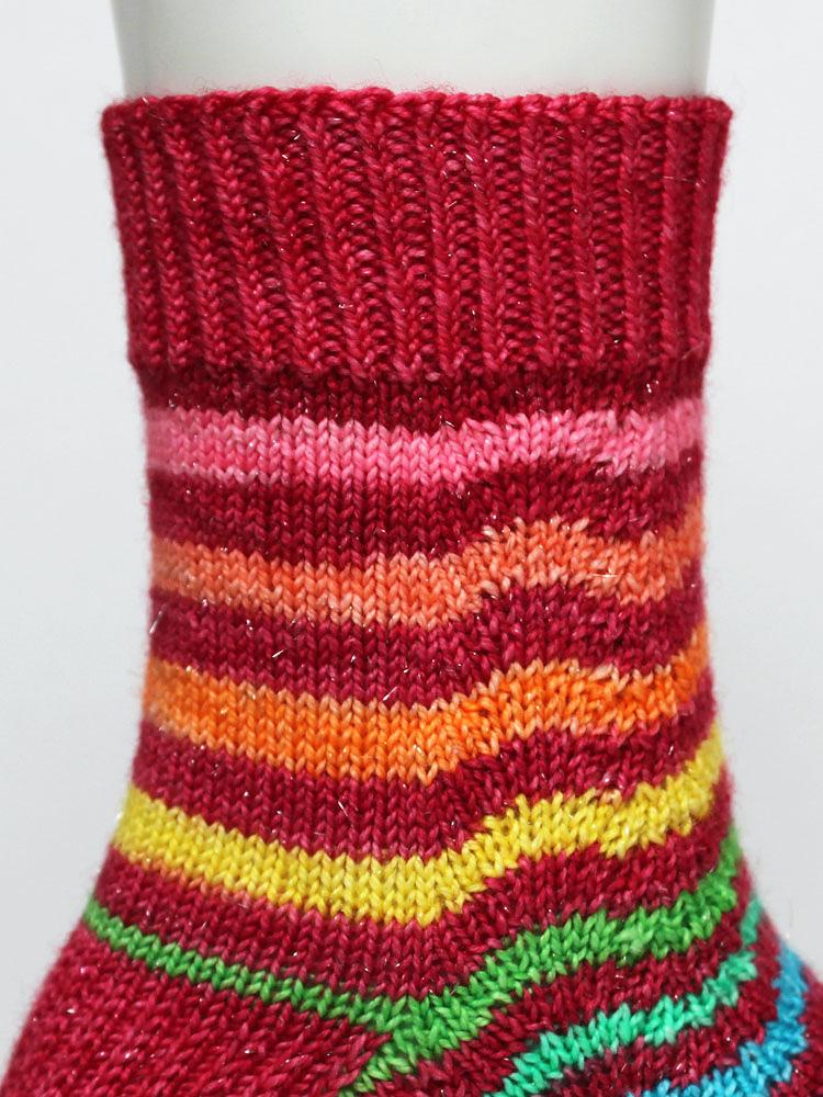 Ripple Socks - Toe Up