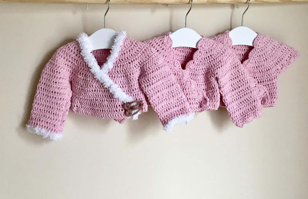 Baby Cardigan Set N 404