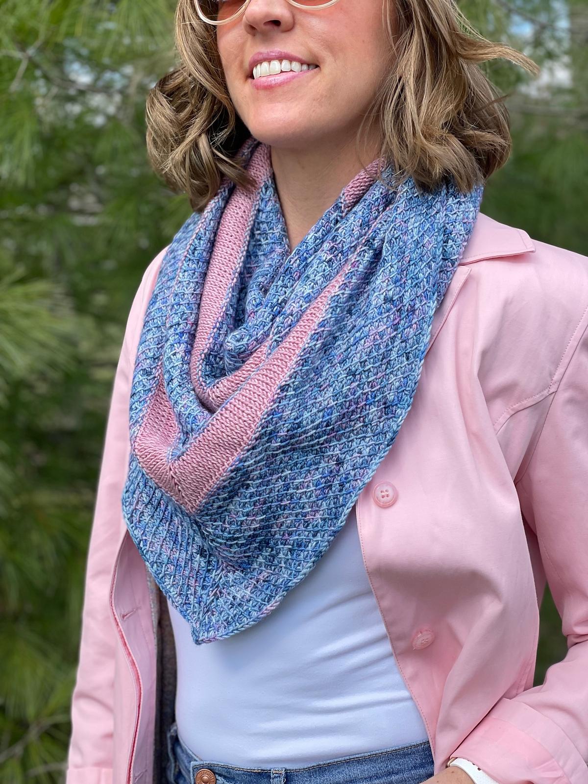 Sincere Shawl - Tunisian
