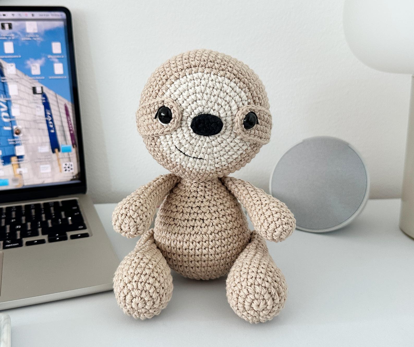 Sloth Amigurumi Crochet Pattern PDF – Sloth Soft Toy, Stuffed Animal Tutorial