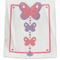 Butterflies Crochet Baby Blanket Pattern – Written Row by Row + Chart