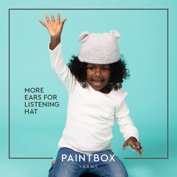 More Ears for Listening Hat - Free Knitting Pattern For Babies and Kids in Paintbox Yarns Baby DK by Paintbox Yarns