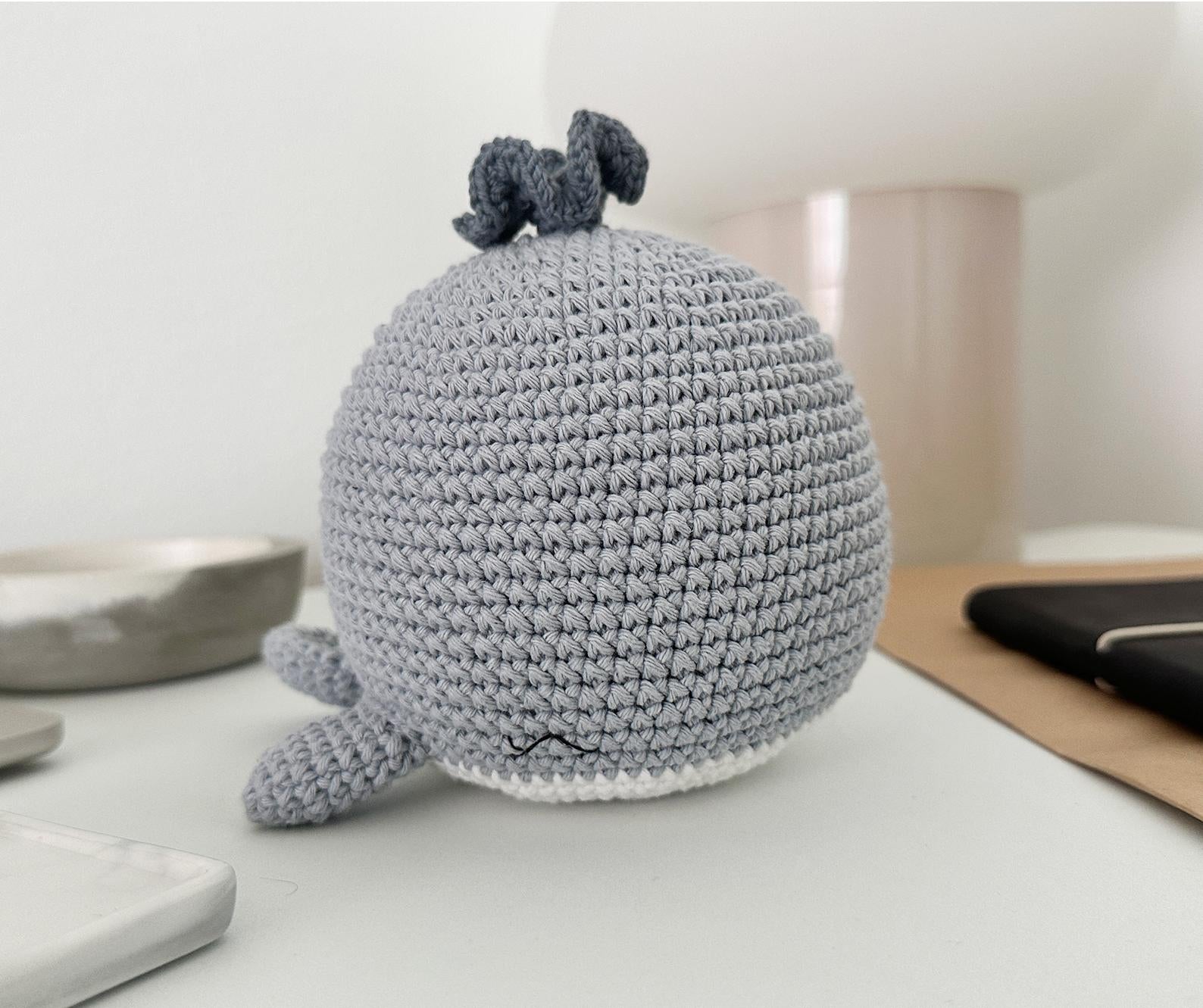 Whale Amigurumi Crochet Pattern PDF – Whale Soft Toy, Stuffed Animal Tutorial