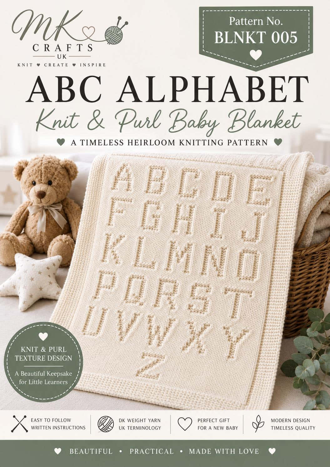 ABC alphabet blanket