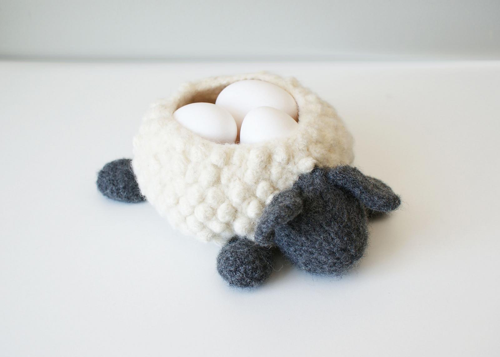 Felt Sheep Bowl (bowls003)