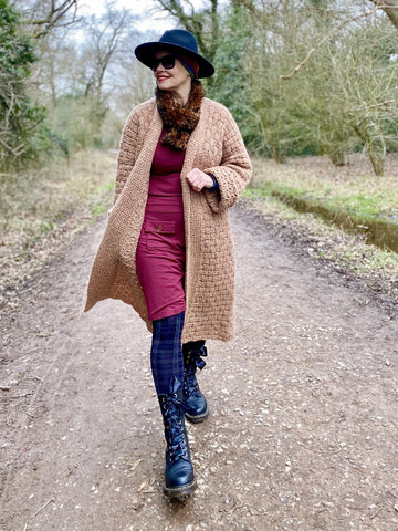 Simple Woven Cardigan