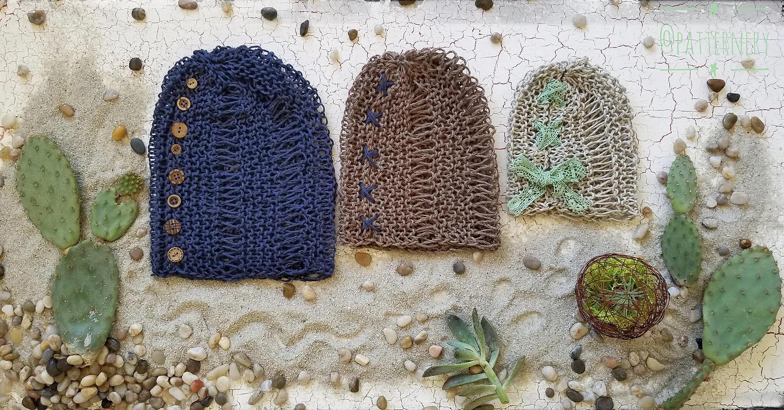 "Cactitopia" boho beanie hat