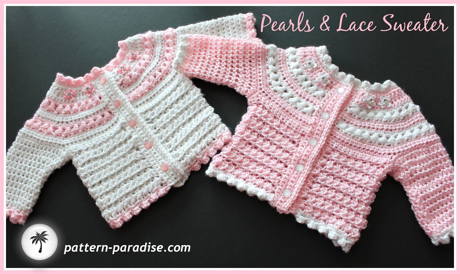 Pearls & Lace Sweater 14-138