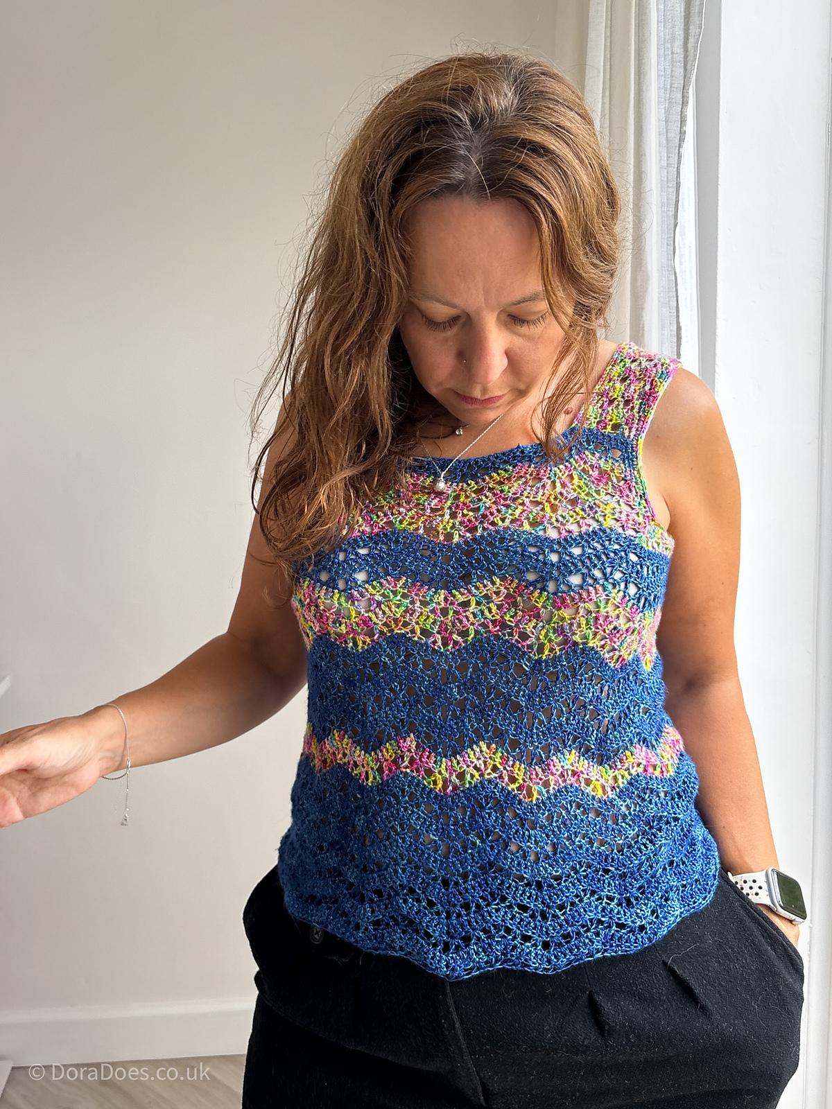 Light Waves Vest Top
