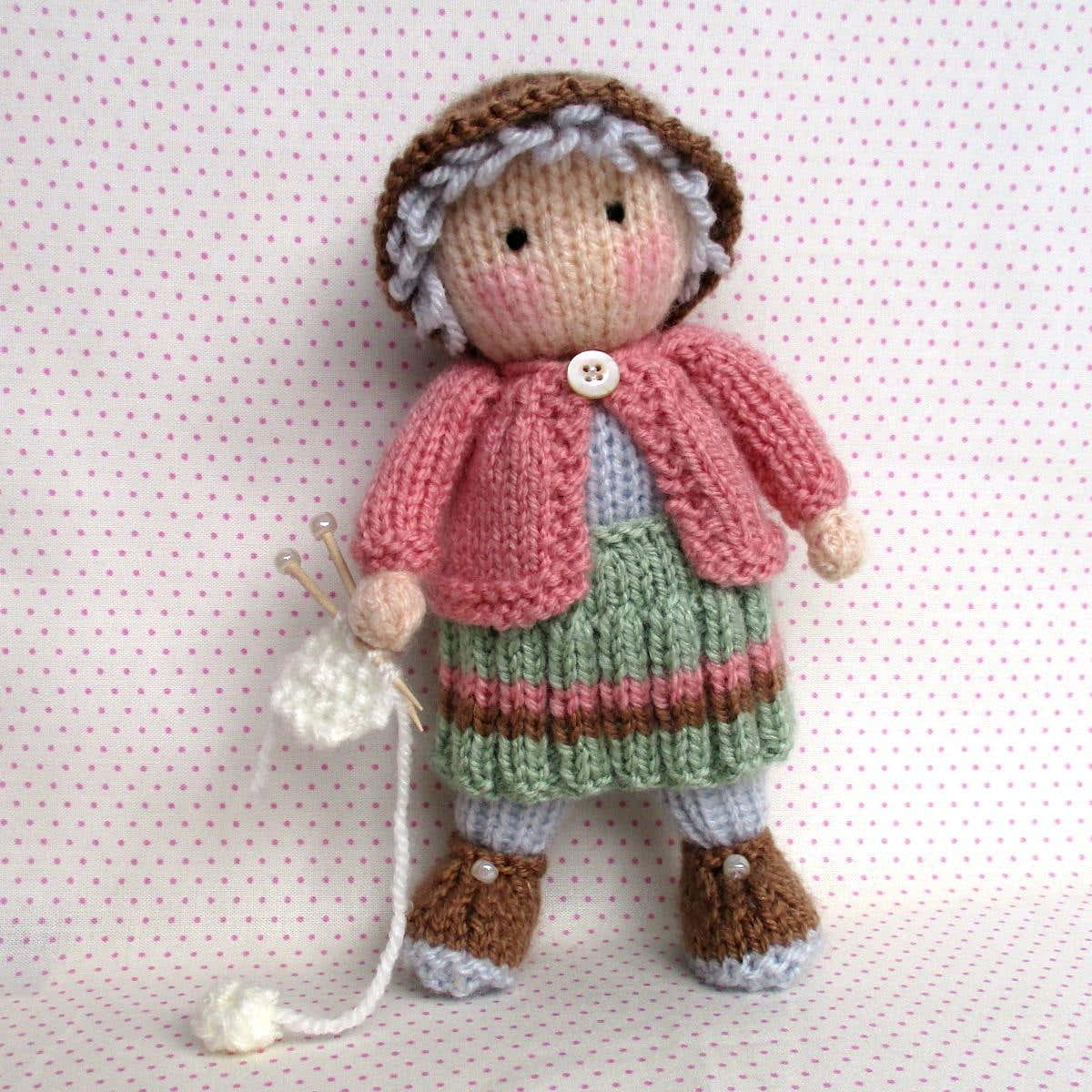 Granny Pearl loves knitting