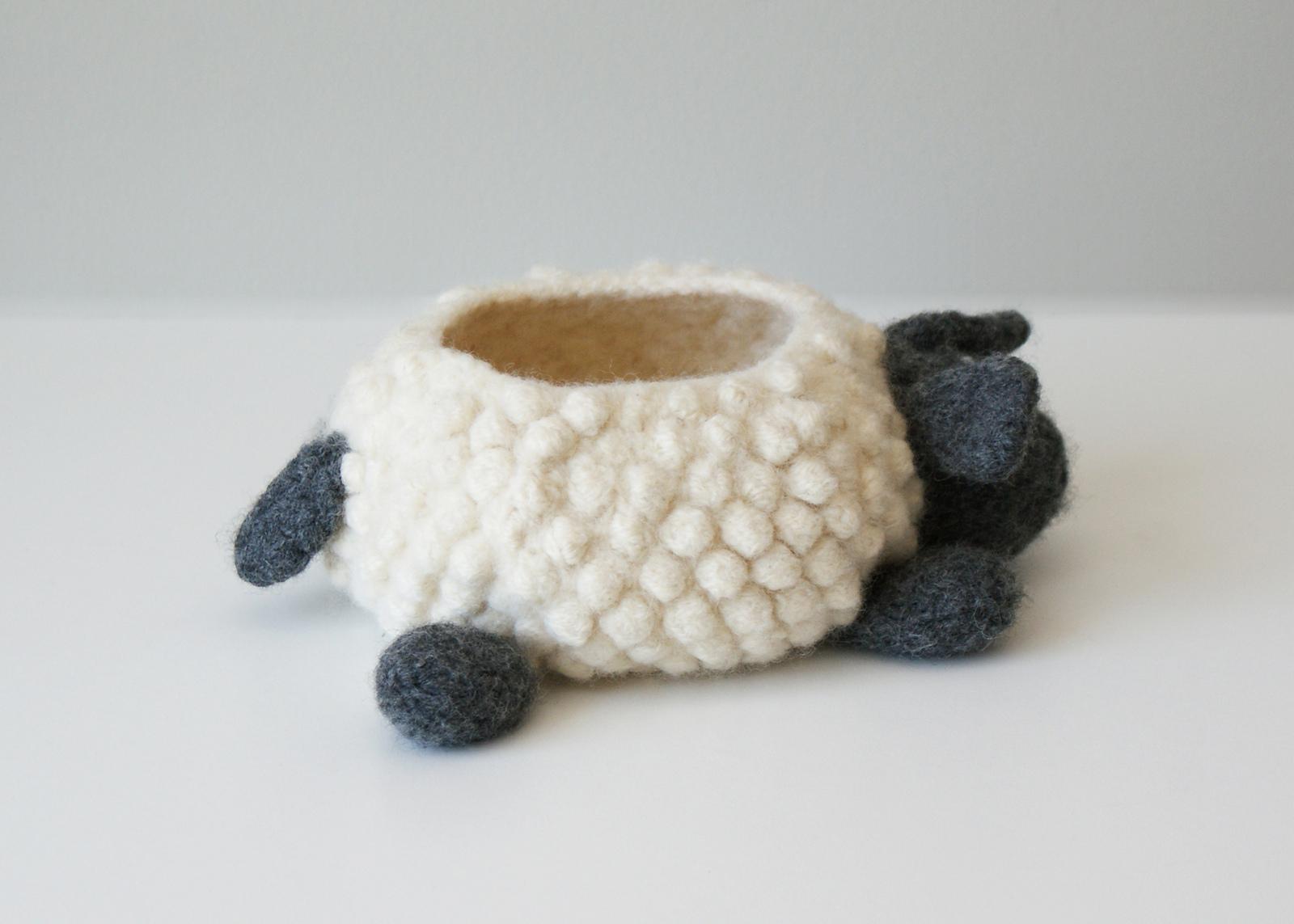 Felt Sheep Bowl (bowls003)