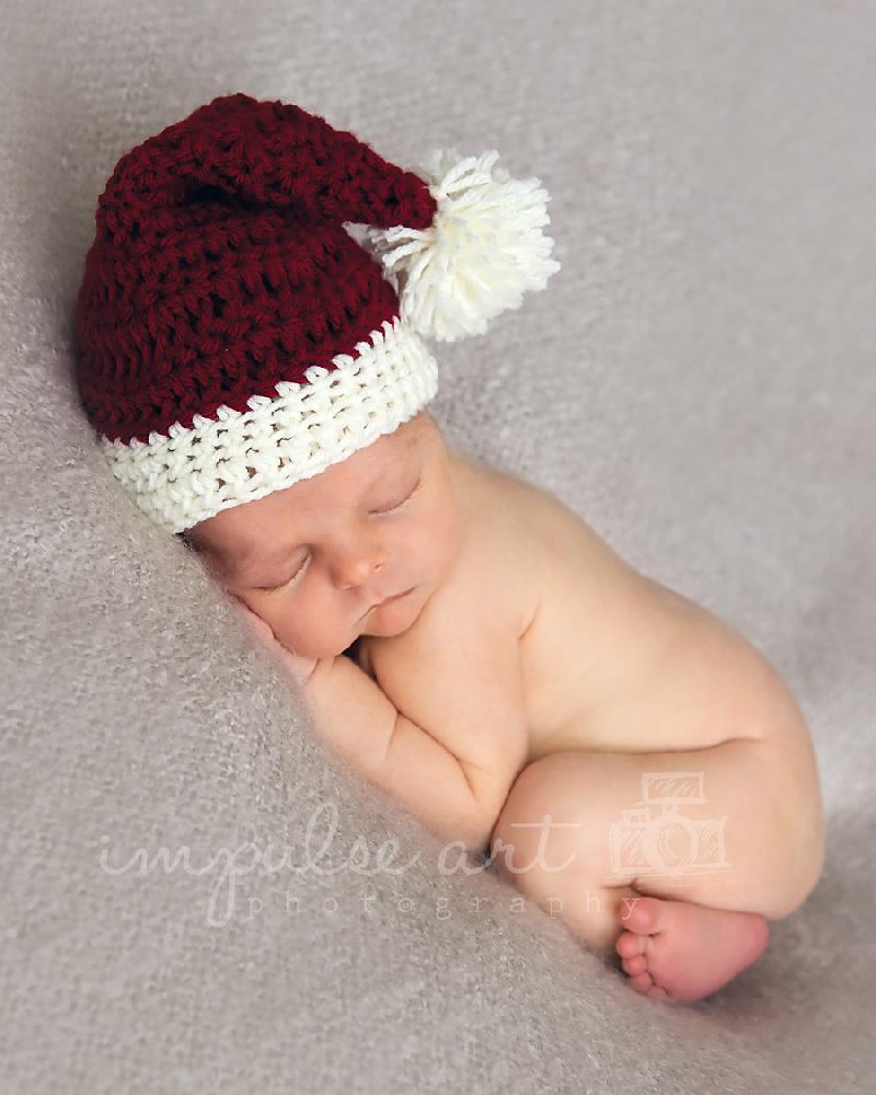 Newborn Santa Hat