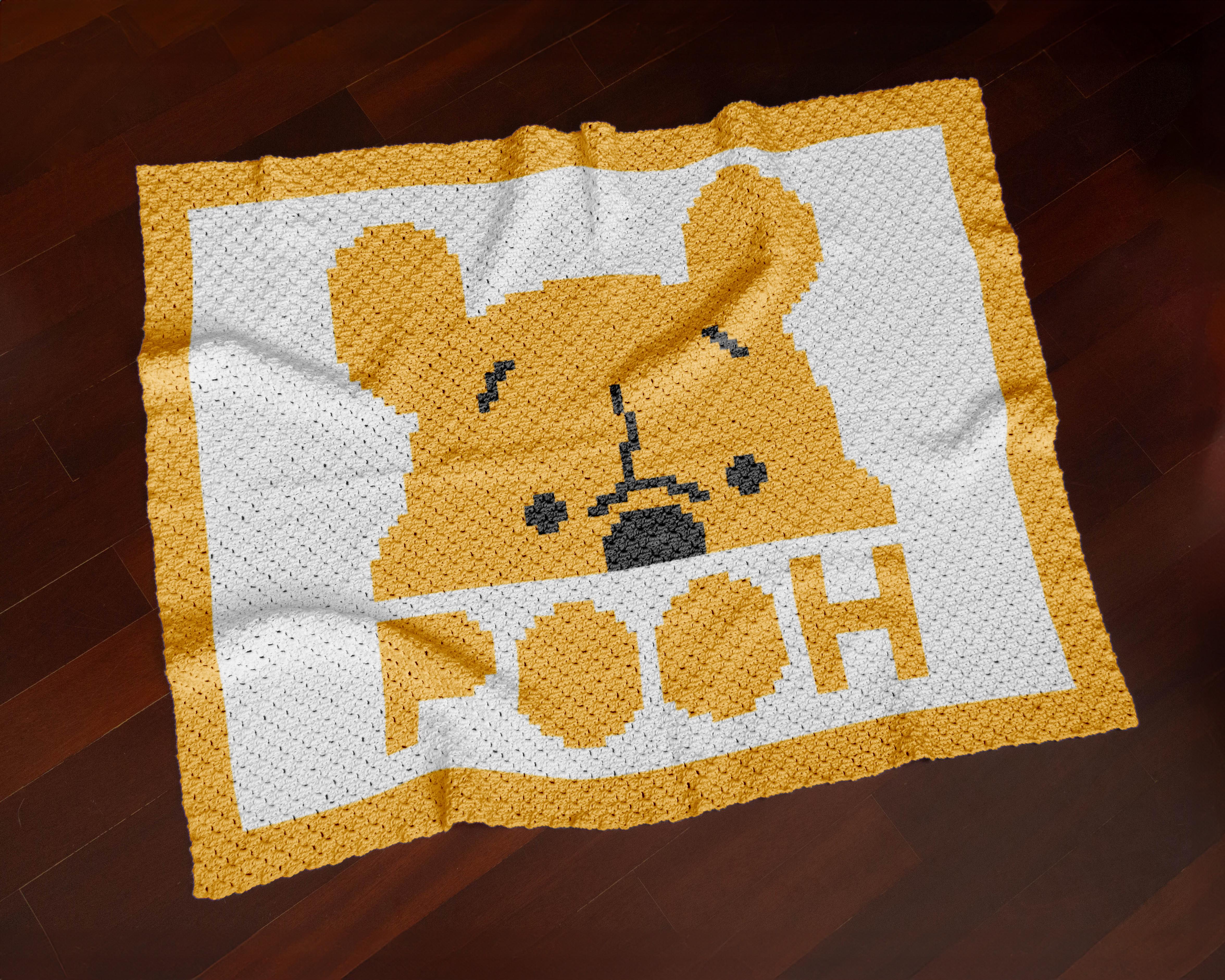 Winnie the Pooh C2C Crochet Blanket Pattern