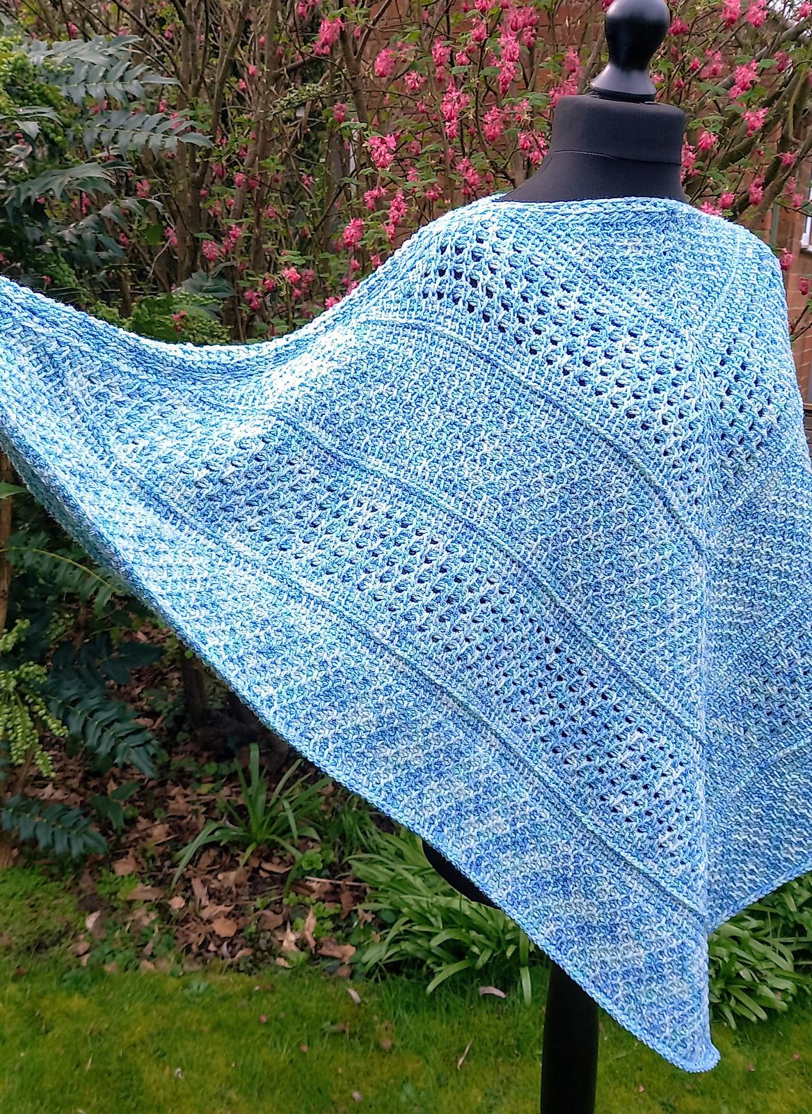 Cornflower Sky Poncho