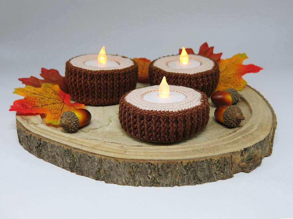 Tealight Holder - Tree Log