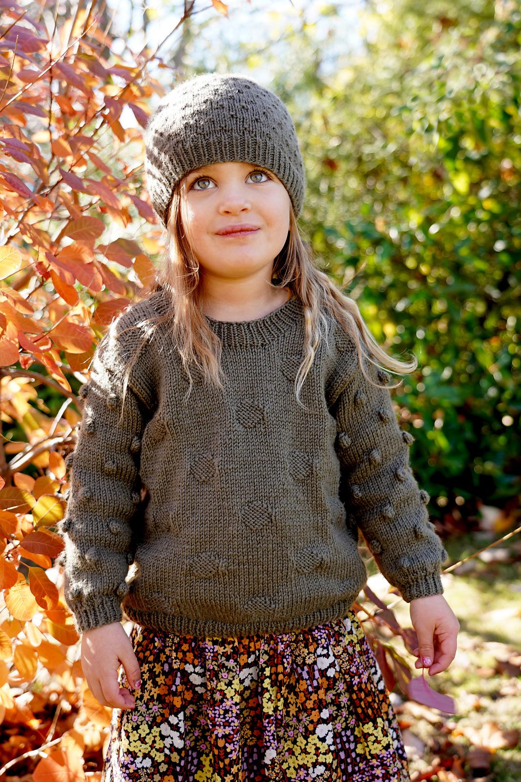 Olive Sweater and Hat - LF39