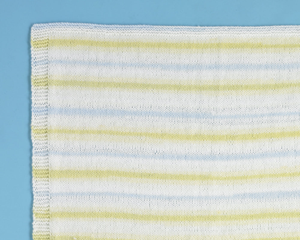 Cuddlesome Blanket - Free Knitting Pattern For Babies in Paintbox Yarns Baby DK Prints by Paintbox Yarns