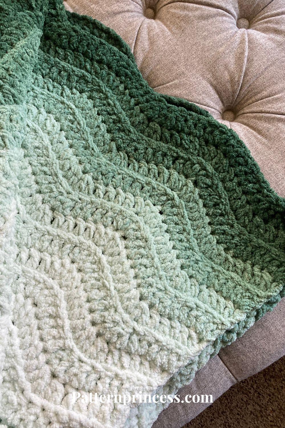 White Spruce Wavy Throw