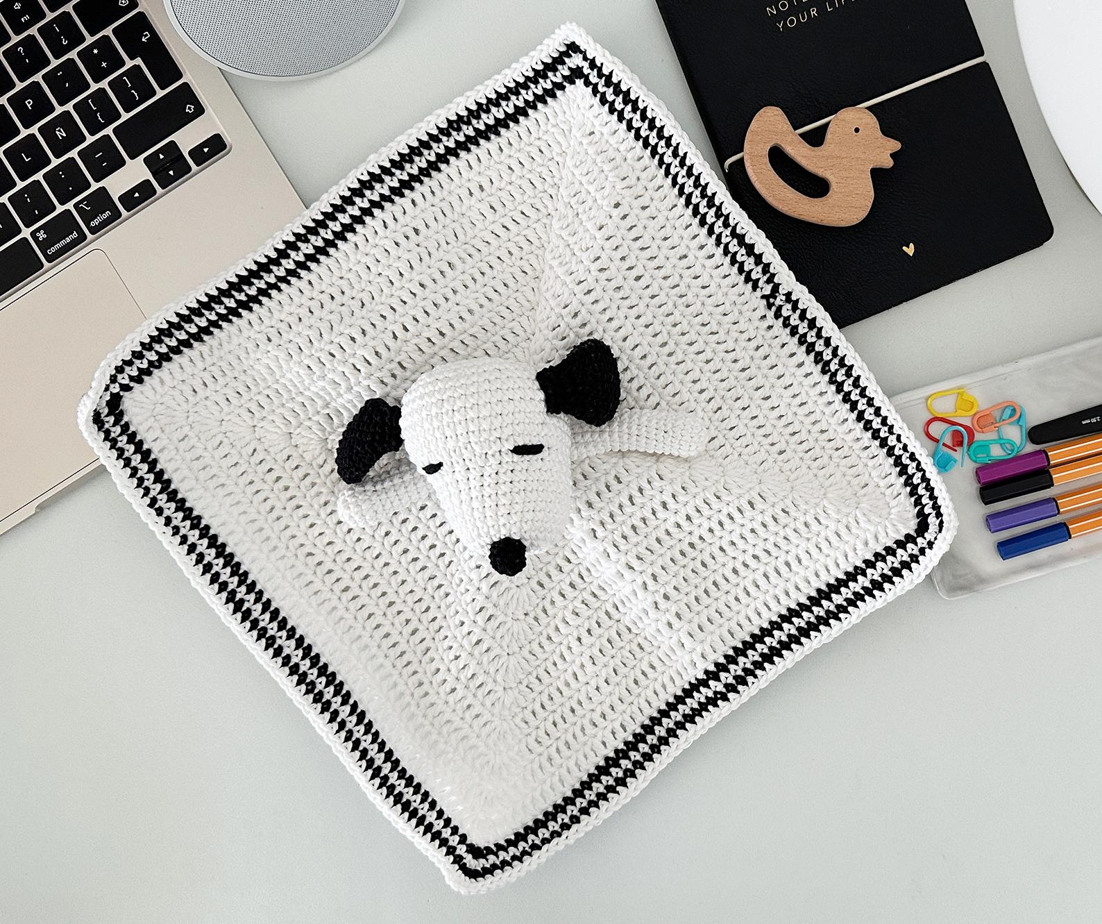 Snoopy lovey blanket