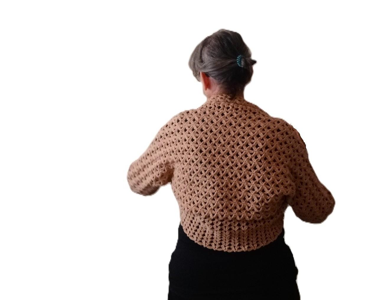 Promenade of Posies Bolero Shrug