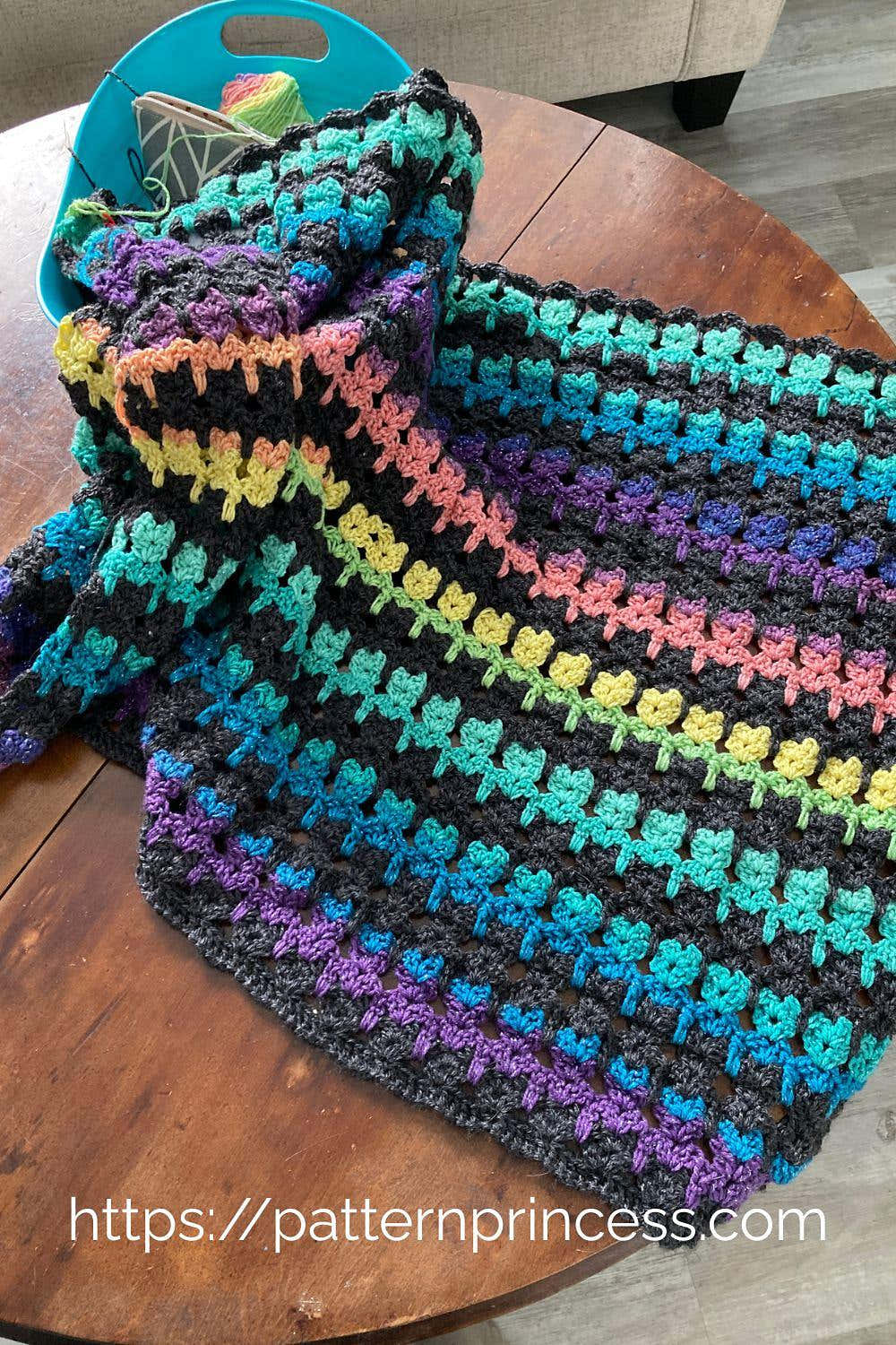 Galaxy Cat Stitch Blanket