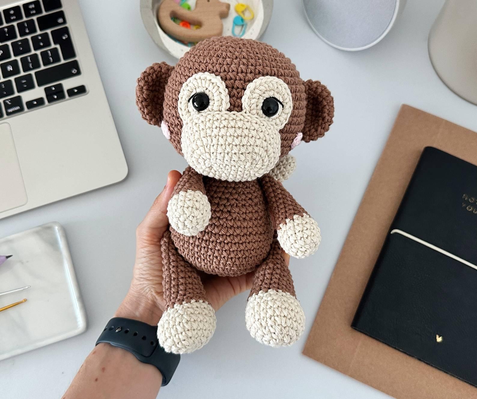 Monkey Amigurumi Crochet Pattern PDF – Monkey Soft Toy, Stuffed Animal Tutorial
