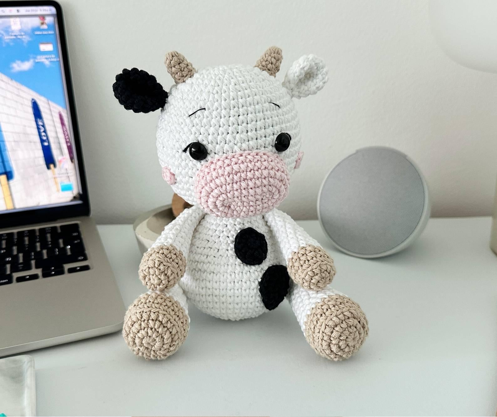 Cow Amigurumi Crochet Pattern PDF – Cow Soft Toy, Stuffed Animal Tutorial